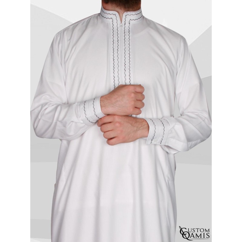 Qamis Sultan Cotton white