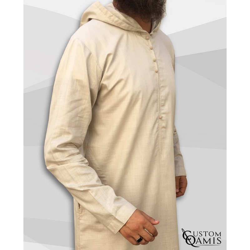 Djalabiya fabric Linen beige
