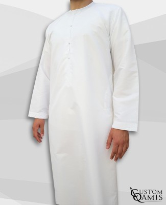 Emirati Thobe fabric Platinium white 