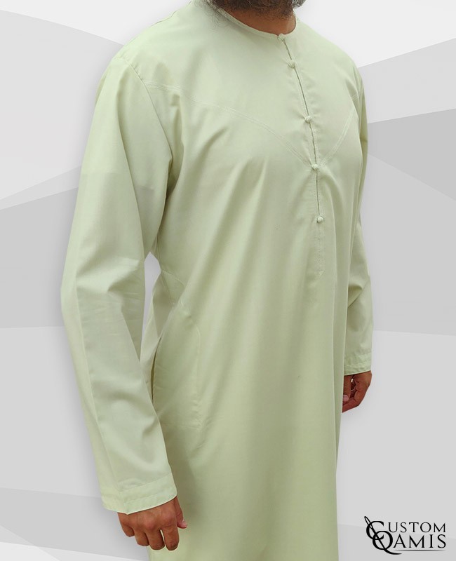 Emirati Thobe fabric Cotton Anis
