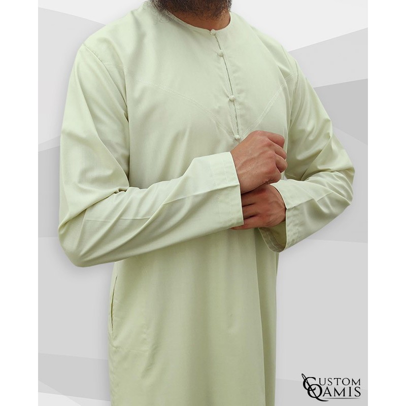 Emirati Thobe fabric Cotton Anis