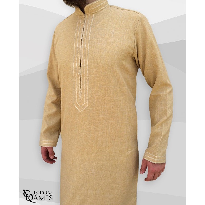 Qamis Sultan Imperial Moutarde