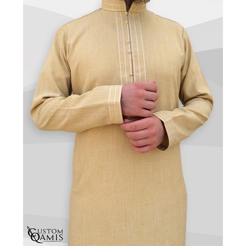 Qamis Sultan Imperial Moutarde