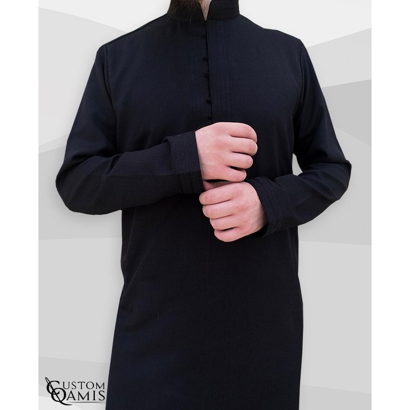 Qamis Sultan Imperial noir