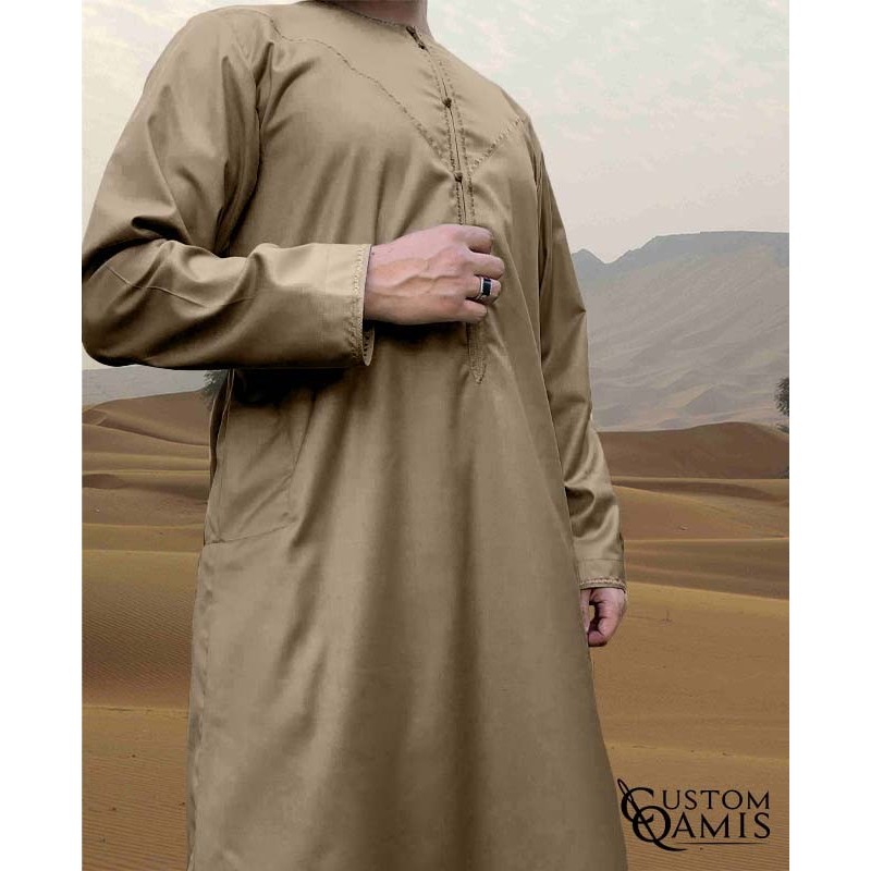 Emirati Thobe fabric Cashmere Wool Beige 