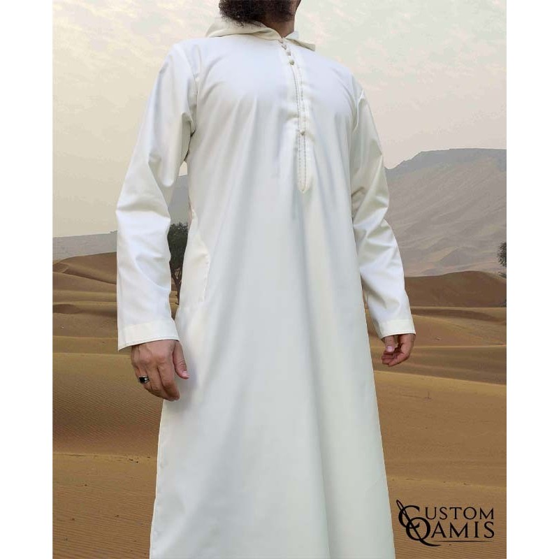 Djalabiya fabric Cashmere Wool Cream 