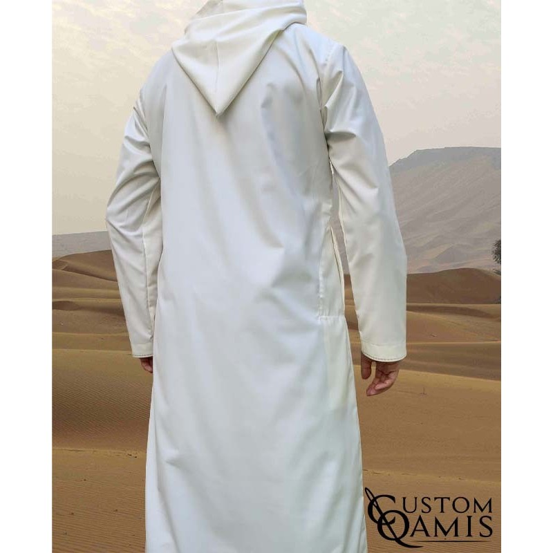 Djalabiya fabric Cashmere Wool Cream 