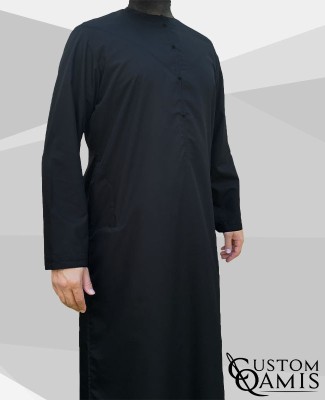 Emirati Thobe fabric Cotton black