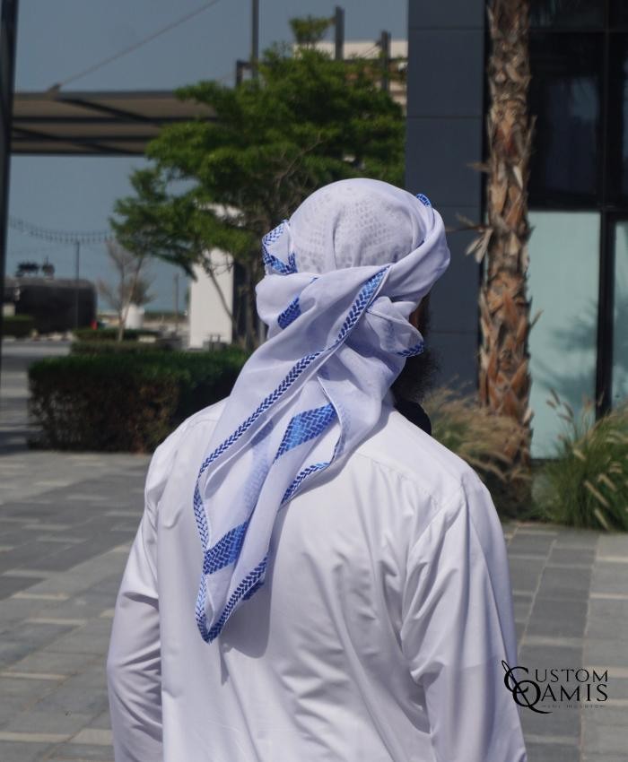 White and Blue Ghutra