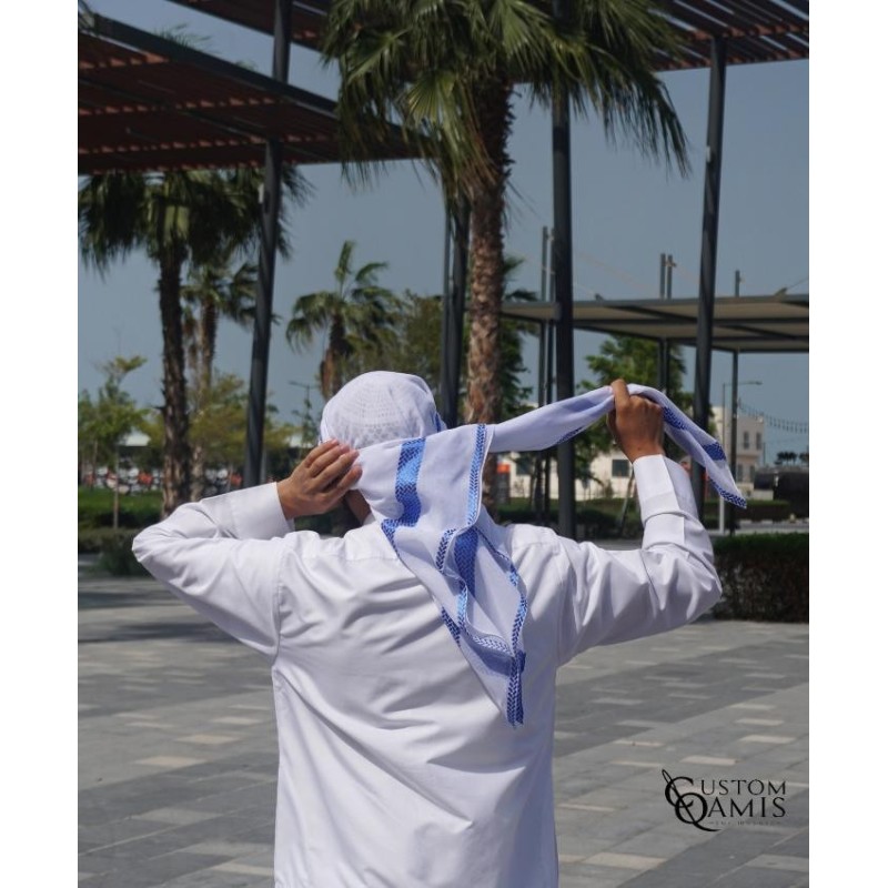 White and Grey Ghutra