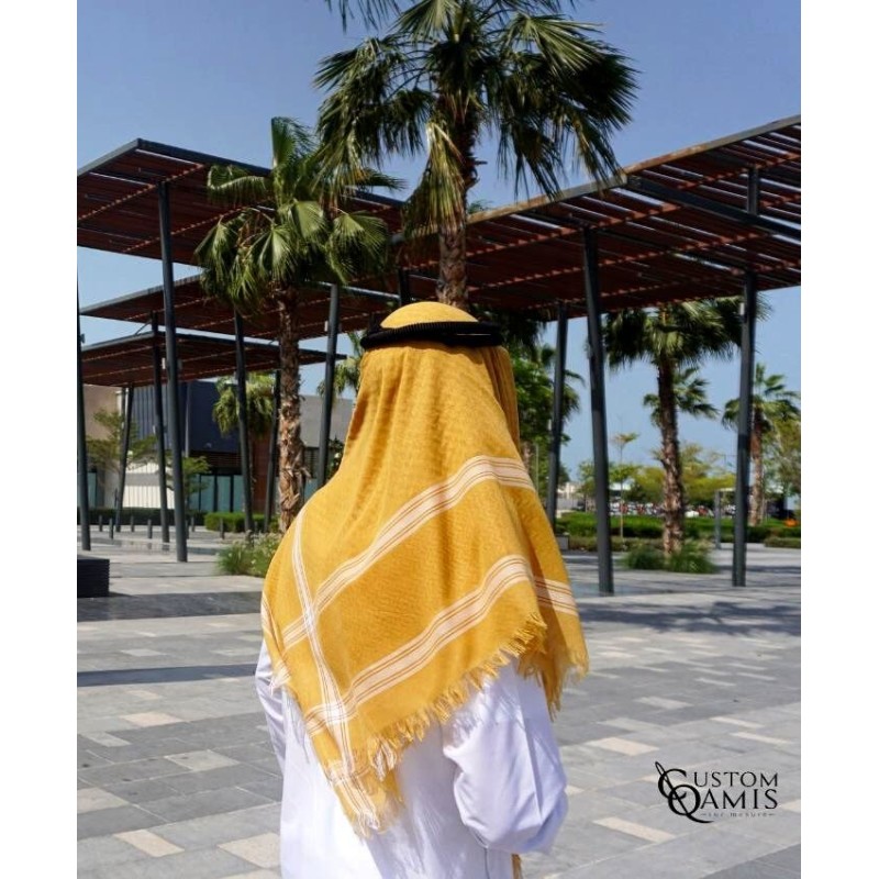 Yellow Copper Shemagh