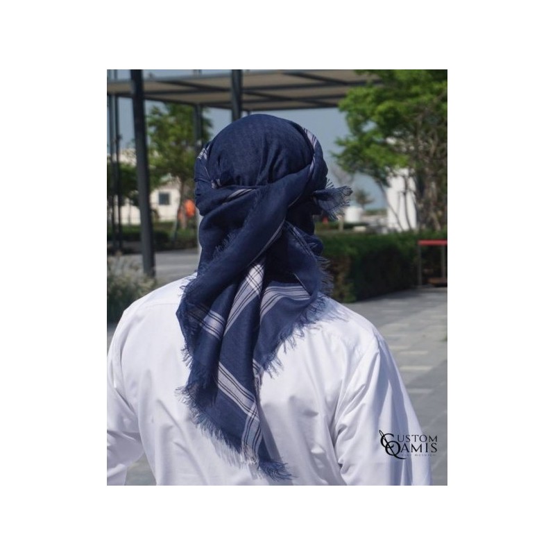 Khaki and White Shemagh
