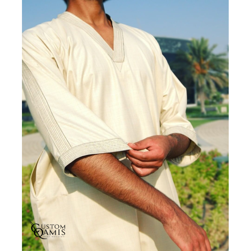Gandoura New Linen Beige