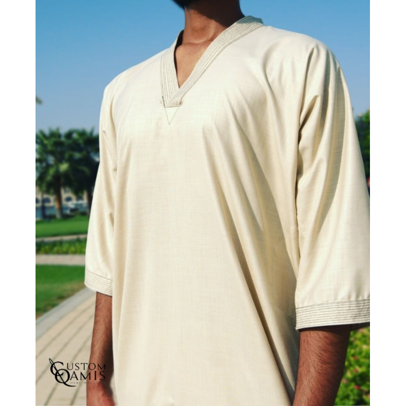 Gandoura New Linen Beige