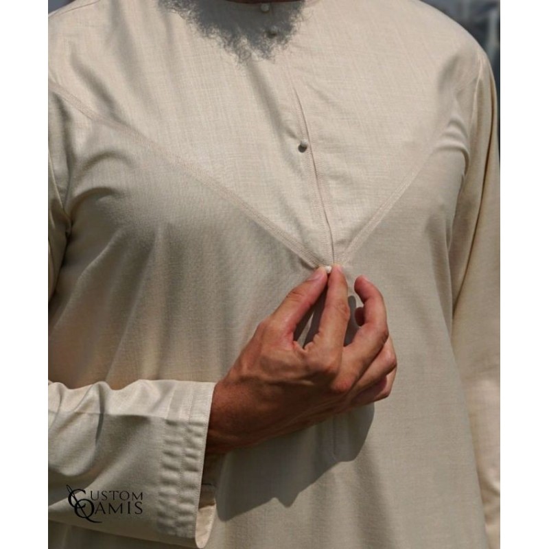 Emirati Thobe New Linen Blue Jean Fabric 