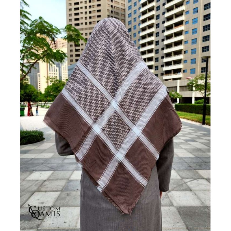 Shemagh d'hiver Marron Clair