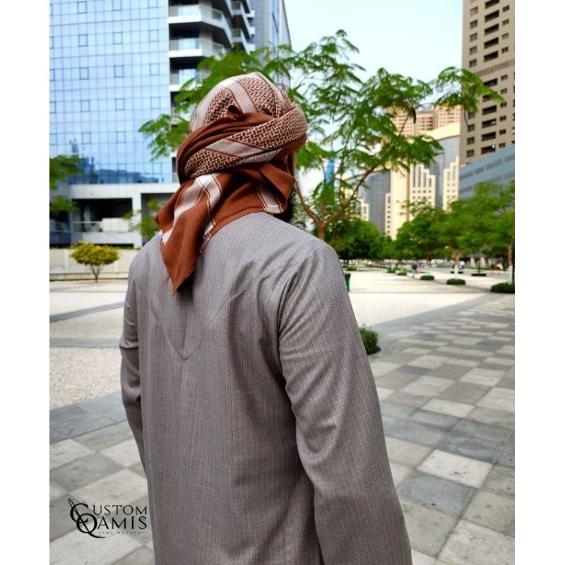 Shemagh for Winter - Black and White