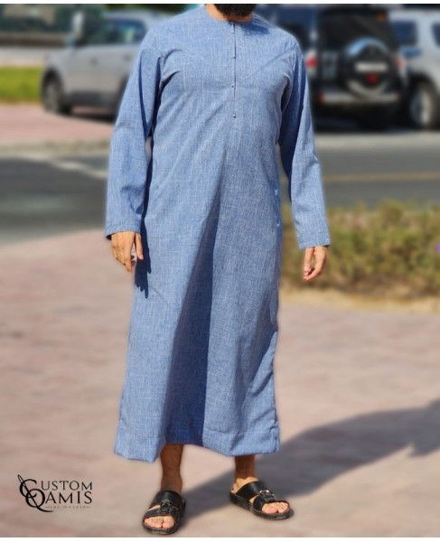 Emirati Thobe fabric Imperial light Bluish Grey