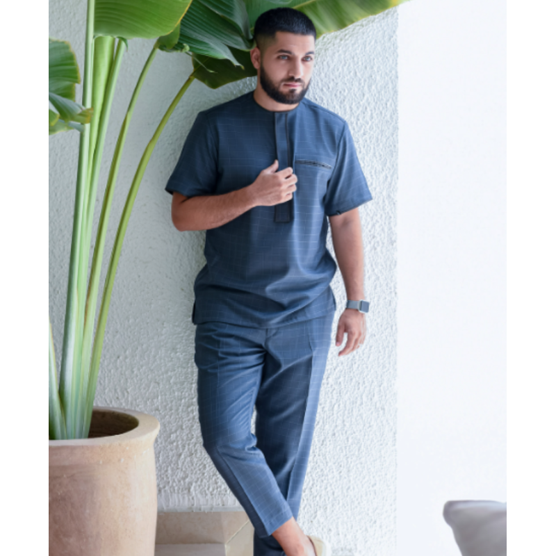 Nayja Cashmere Wool Gris Rayé
