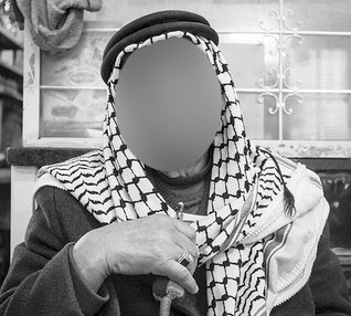 Keffieh Palestinien original - Noir – My Qamis Homme